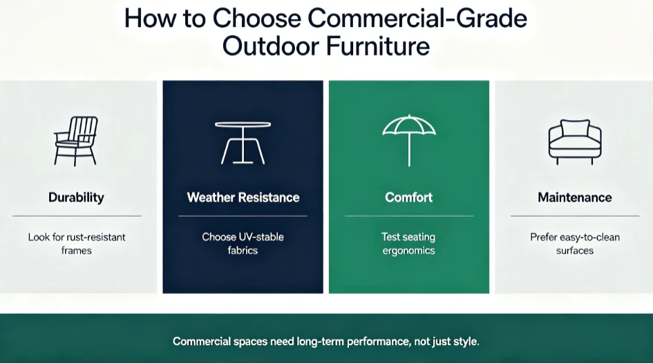 How to Choose the Right Outdoor Furniture: B2B Sourcing Guide How to Choose the Right Outdoor Furniture: B2B Sourcing Guide